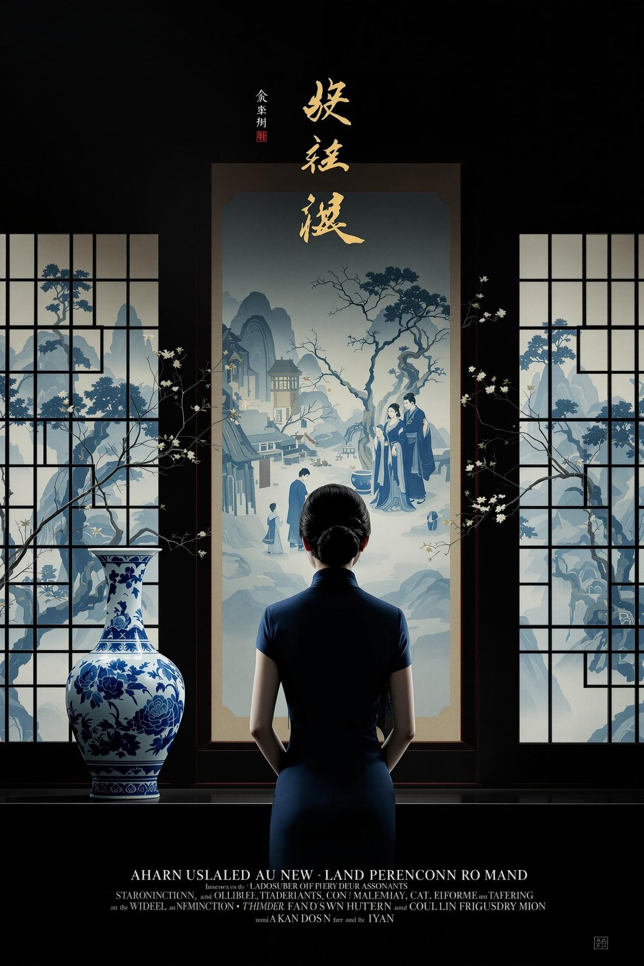 97在线影院出品电影《青花往事》封面海报